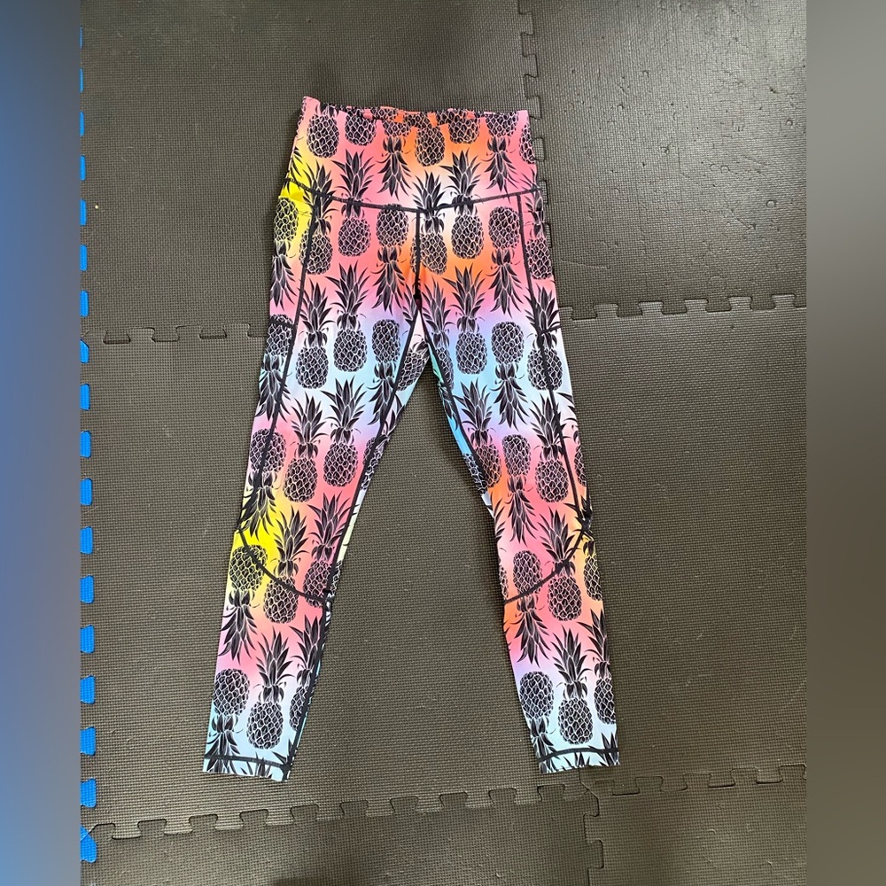 FMFM pineapple leggings, M